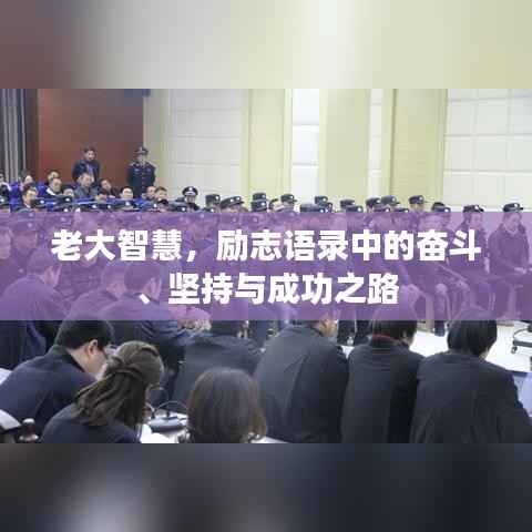 老大智慧，励志语录中的奋斗、坚持与成功之路