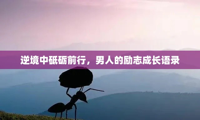 逆境中砥砺前行，男人的励志成长语录