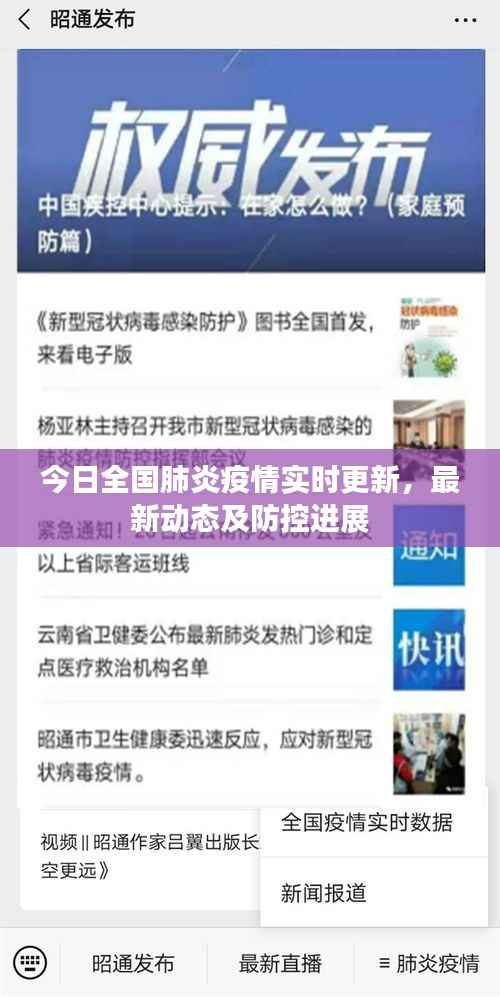 今日全国肺炎疫情实时更新，最新动态及防控进展