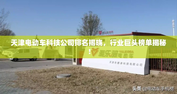 天津电动车科技公司排名揭晓，行业巨头榜单揭秘！