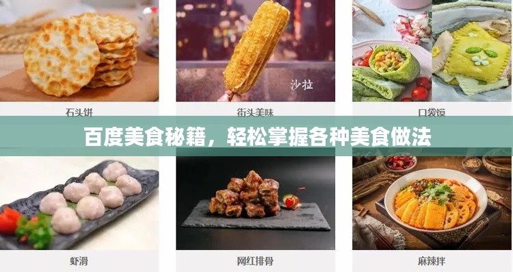 百度美食秘籍，轻松掌握各种美食做法