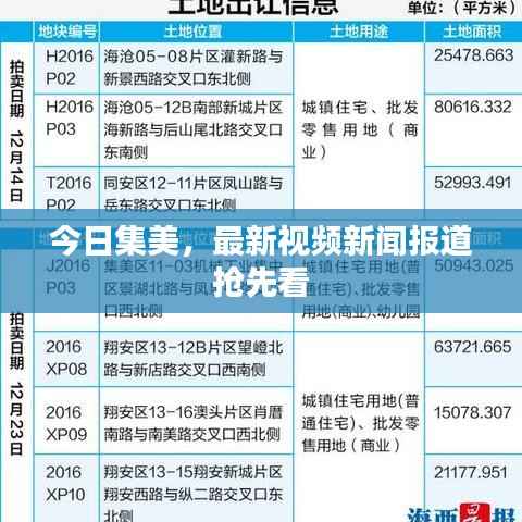 今日集美,最新视频新闻报道抢先看