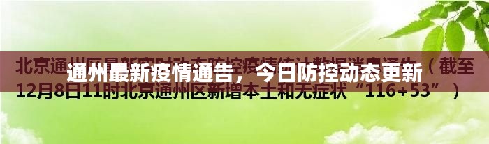 通州最新疫情通告,今日防控动态更新