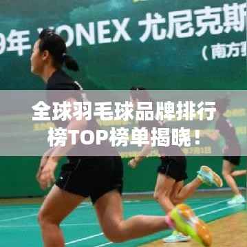 全球羽毛球品牌排行榜TOP榜单揭晓！