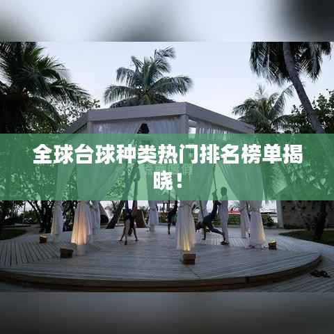 全球台球种类热门排名榜单揭晓！