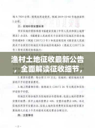 渔村土地征收最新公告，全面解读征收细节，公告最新版来袭！
