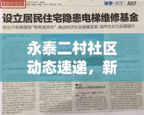 永泰二村社区动态速递，新闻头条与民生焦点聚焦关注