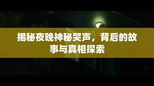揭秘夜晚神秘哭声，背后的故事与真相探索