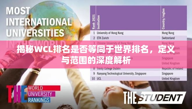 揭秘WCL排名是否等同于世界排名,定义与范围的深度解析