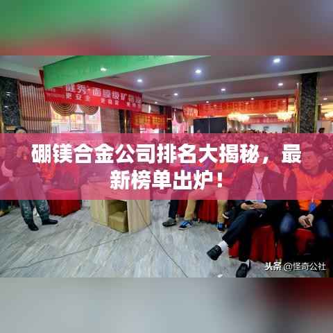 硼镁合金公司排名大揭秘，最新榜单出炉！