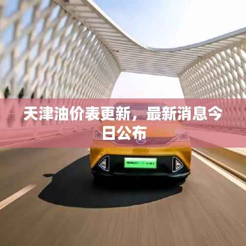 天津油价表更新,最新消息今日公布