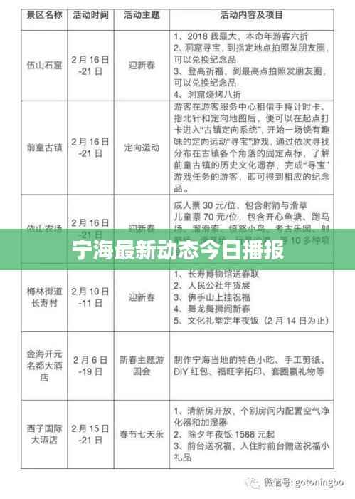 宁海最新动态今日播报