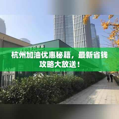 杭州加油优惠秘籍，最新省钱攻略大放送！