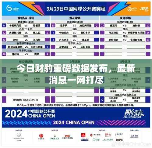 今日财豹重磅数据发布，最新消息一网打尽