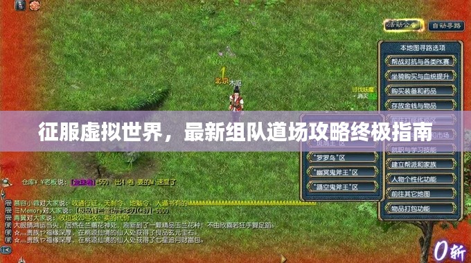 征服虚拟世界,最新组队道场攻略终极指南