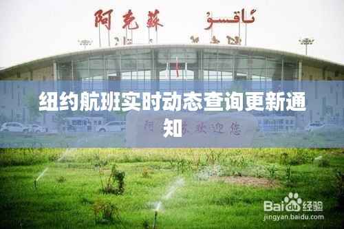 纽约航班实时动态查询更新通知