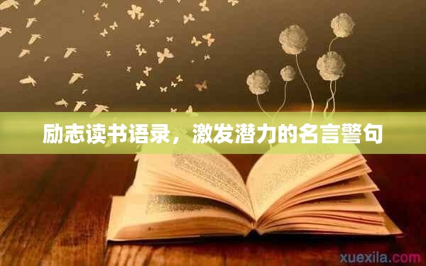 励志读书语录，激发潜力的名言警句