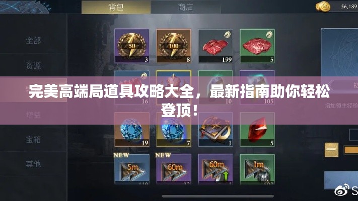 完美高端局道具攻略大全，最新指南助你轻松登顶！