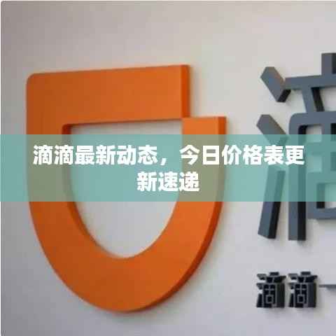 滴滴最新动态，今日价格表更新速递
