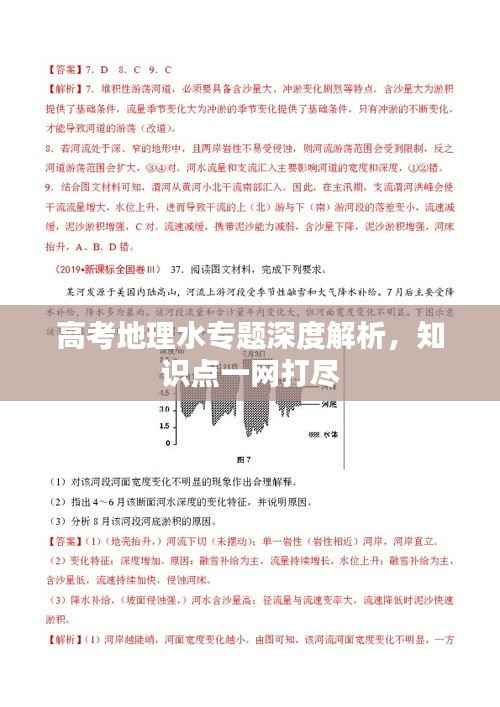 高考地理水专题深度解析，知识点一网打尽