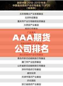 AAA期货公司排名揭晓，引领行业风潮，谁是最强领军者？