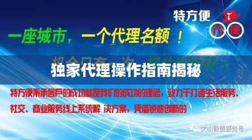独家代理操作指南揭秘